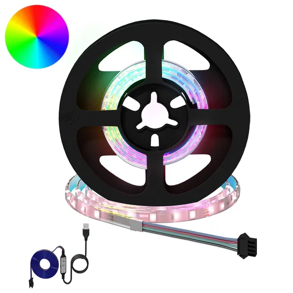 Bande LED 12 pcs Noir et Transparent 450 mm Cuivre et plastique