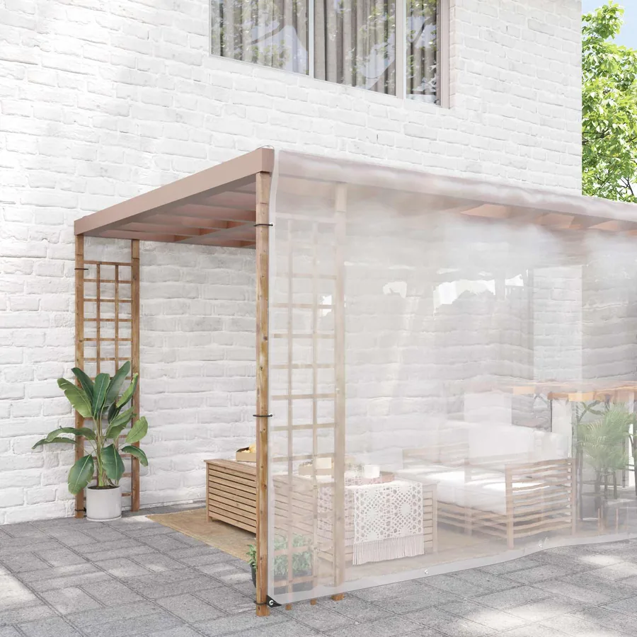 Couverture pour plantes Transparent 10 x 12 m PE