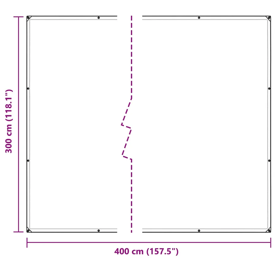Couverture pour plantes Transparent 3 x 4 m PE - 8