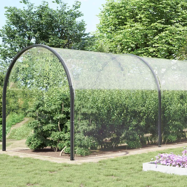 Couverture pour plantes Transparent 8 x 8 m PVC