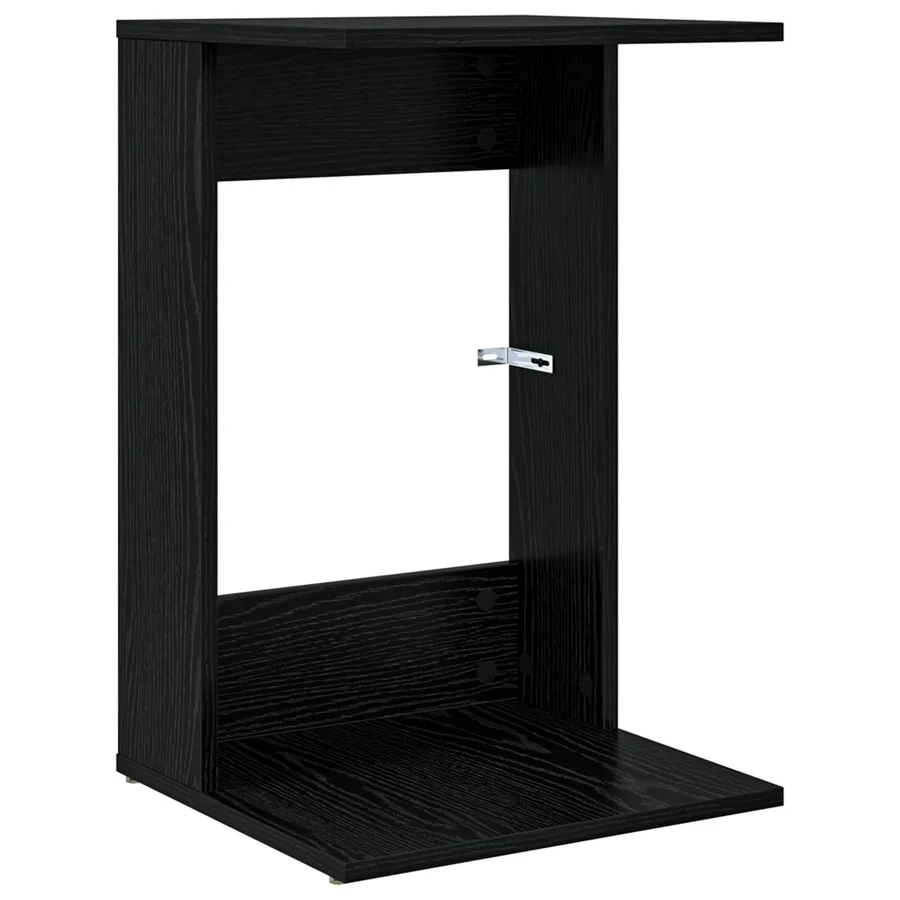 Table d'appoint Chêne noir 40 x 38 x 62,5 cm Bois d'ingénierie - 2