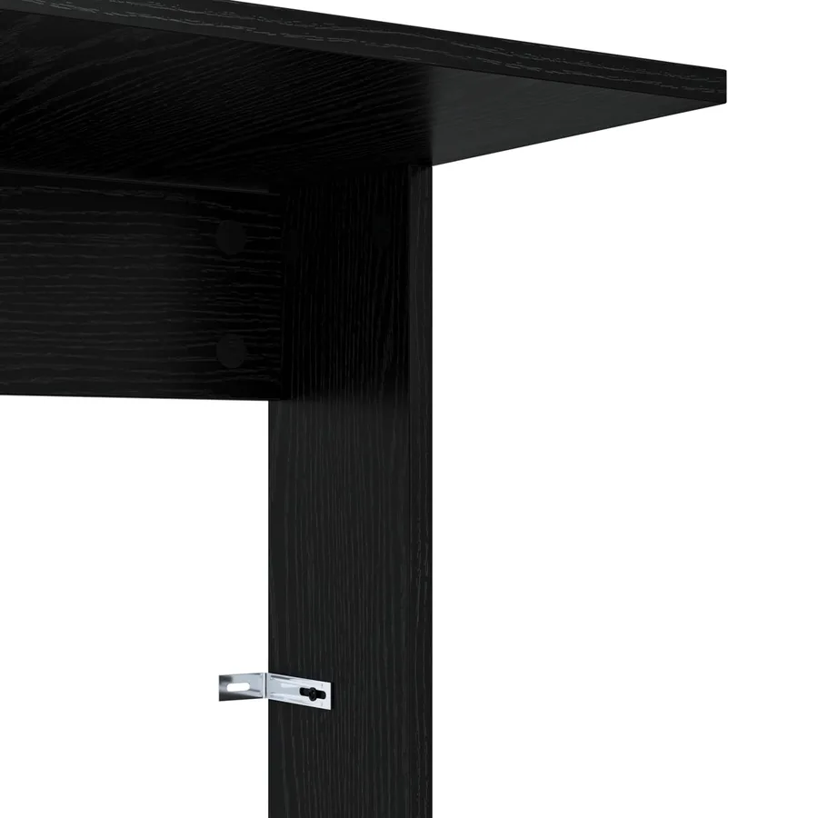 Table d'appoint Chêne noir 40 x 38 x 62,5 cm Bois d'ingénierie - 9
