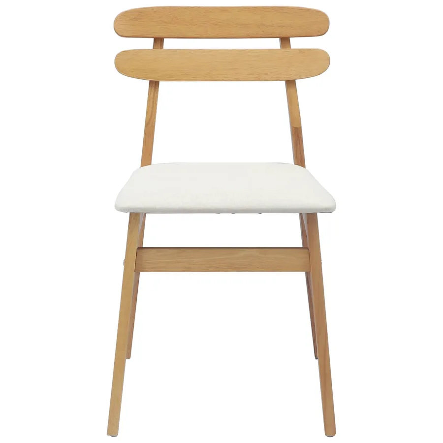 Chaise de salle à manger 2 pcs Naturel et clair - 5