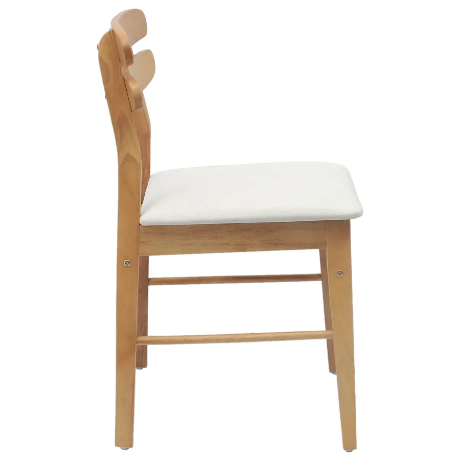 Chaise de salle à manger 2 pcs Naturel et clair - 6