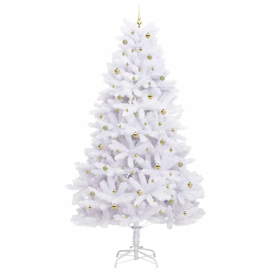 Sapin de Noël Artificiel à Branches Articulées Blanc 300 cm - 4