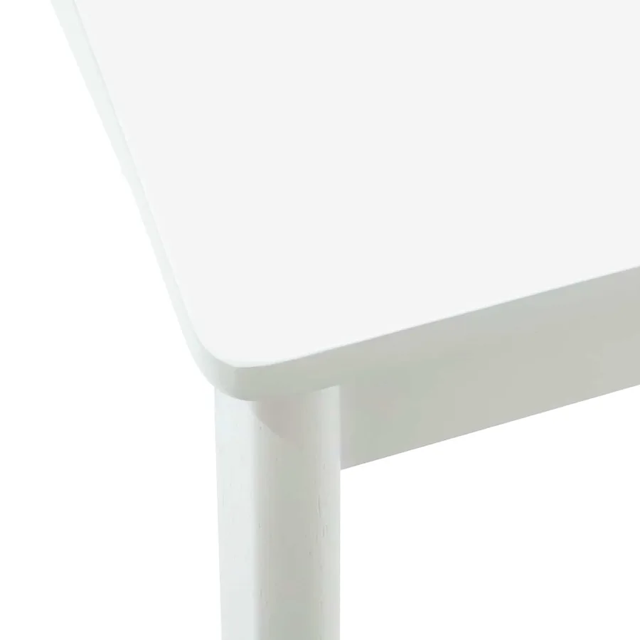 Chaise de salle à manger 2 pcs Blanc et Blanc - 3