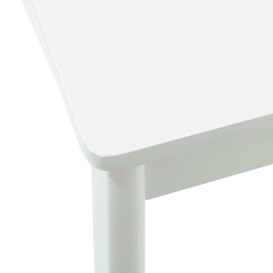 Chaise de salle à manger 2 pcs Blanc et Blanc - 9