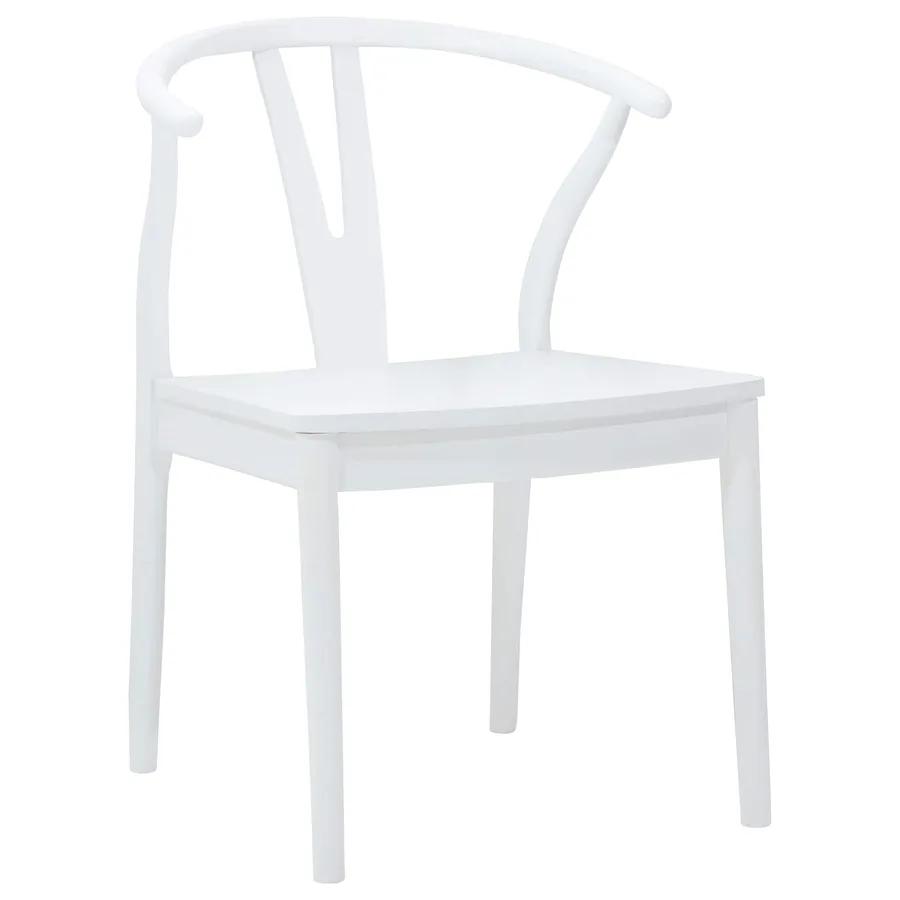 Chaise de salle à manger 2 pcs Blanc et Blanc - 4