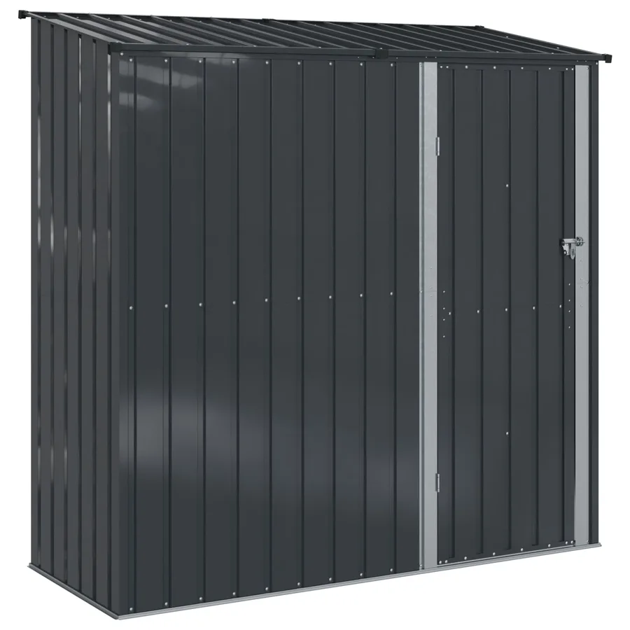 Cabanons de jardin Anthracite 203 x 85,5 x 200 cm Métал - 2