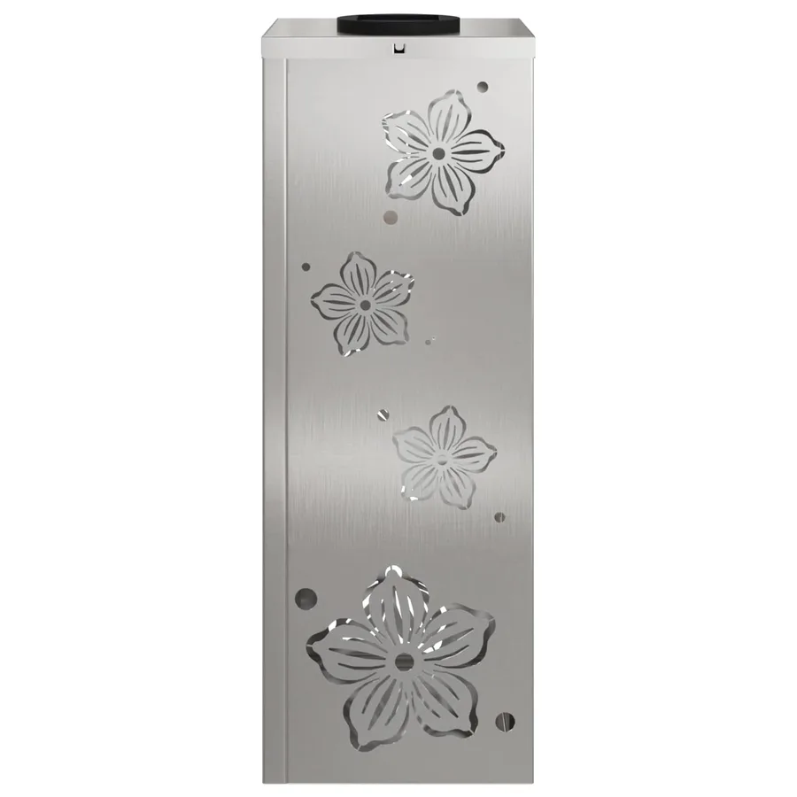 Lumière de chemin LED solaire 2 pcs Blanc chaud 18 x 18 x 50 cm - 6
