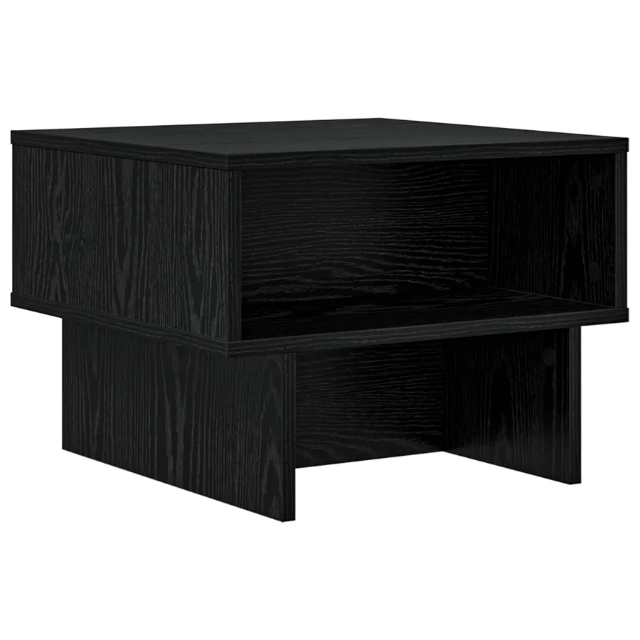 Table basse Chêne noir 48 x 46 x 35 cm Bois d'ingénierie - 2