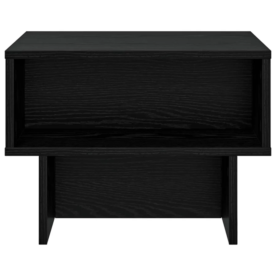 Table basse Chêne noir 48 x 46 x 35 cm Bois d'ingénierie - 5
