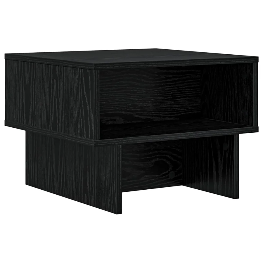 Table basse Chêne noir 48 x 46 x 35 cm Bois d'ingénierie - 7