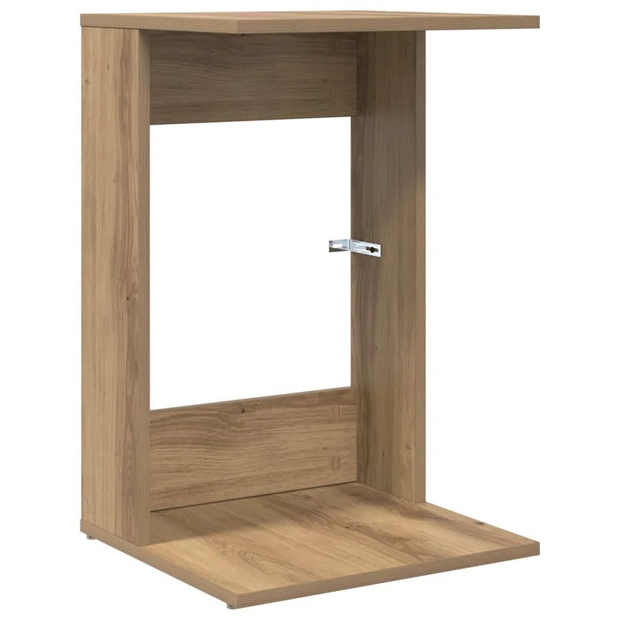 Table d'appoint Chêne artisanal 40 x 38 x 62,5 cm - 2