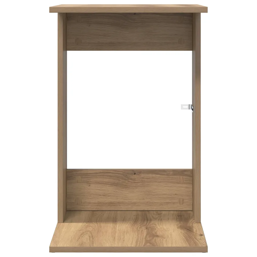Table d'appoint Chêne artisanal 40 x 38 x 62,5 cm - 5