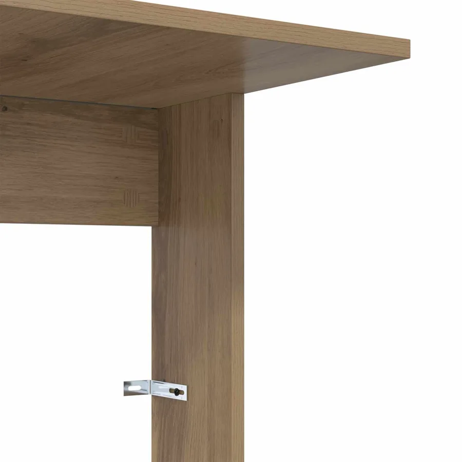Table d'appoint Chêne artisanal 40 x 38 x 62,5 cm - 9