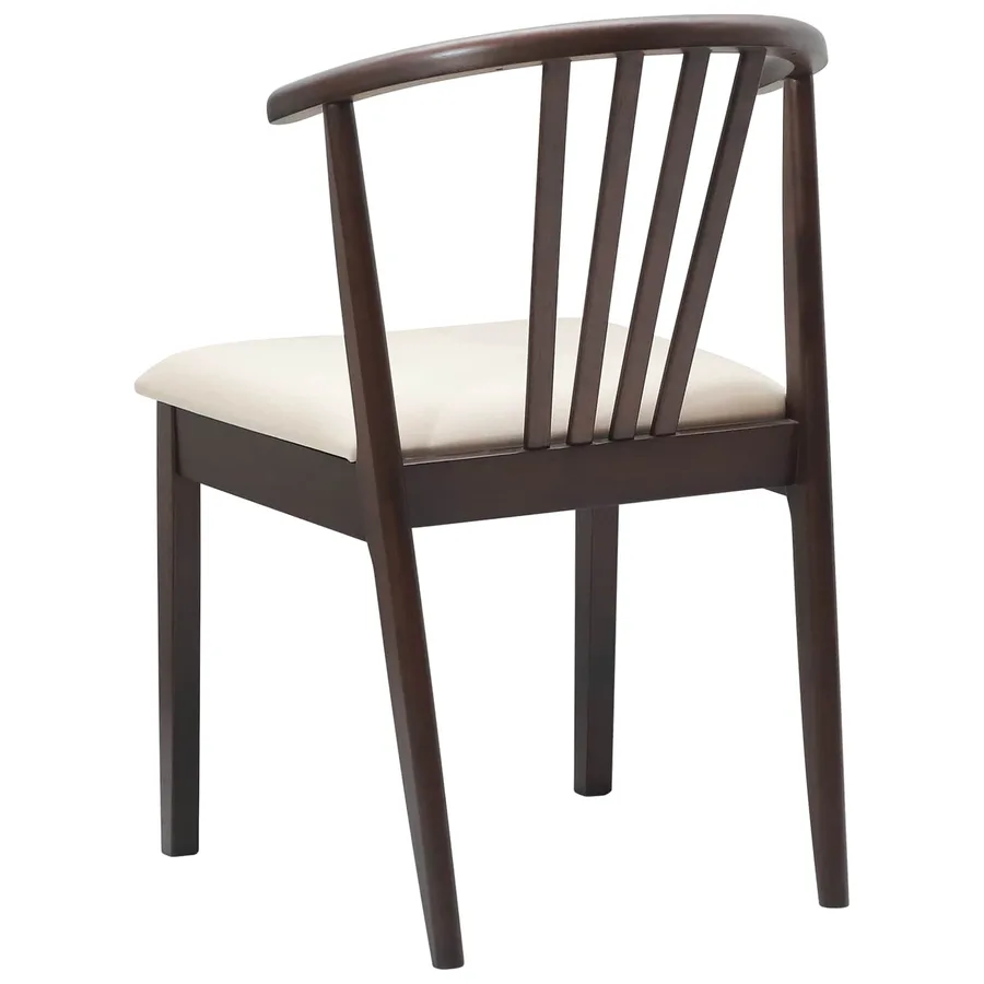 Chaise de salle à manger 2 pcs Marron clair et clair - 7
