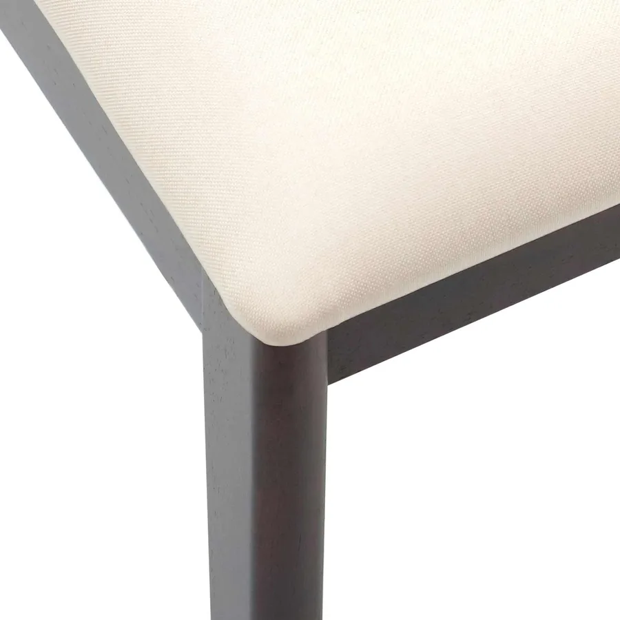 Chaise de salle à manger 2 pcs Marron clair et clair - 9