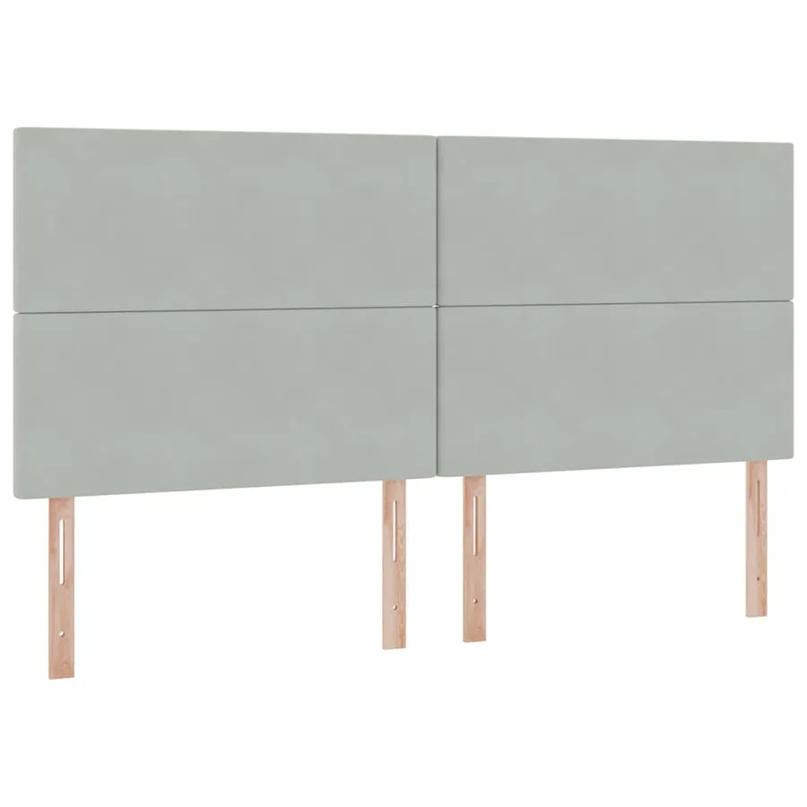 Lit de rangement LED avec matelas Gris clair 200 x 200 cm - 10