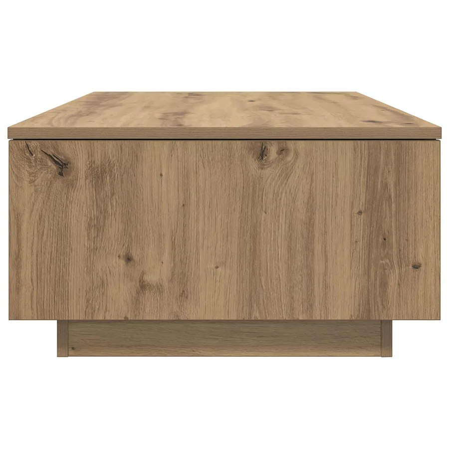 Table basse Chêne artisanal 95 x 55 x 31 cm Bois d'ingénierie - 7