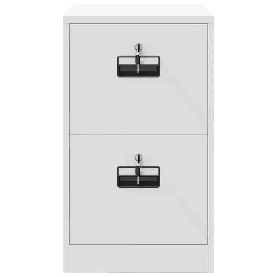 Cabinet de Dossier Blanc 44 x 50 x 74,5 cm Acier Laminé à Froid - 7