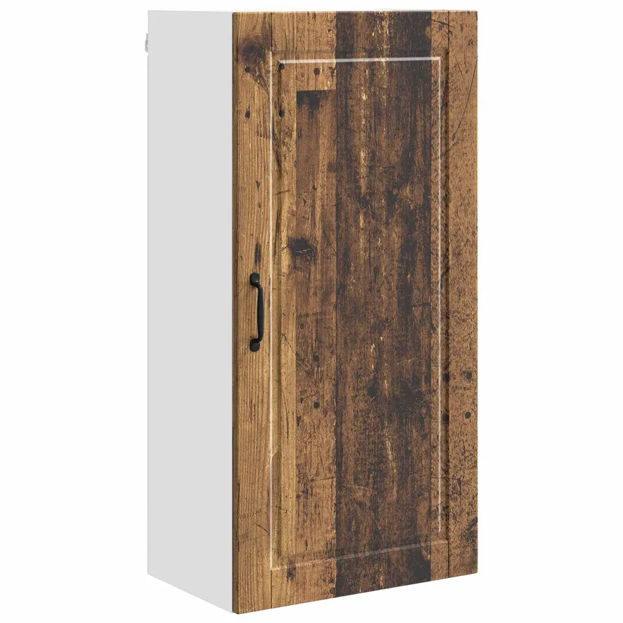 Meuble mural PORTO Bois ancien 50 x 31 x 100 cm - 2