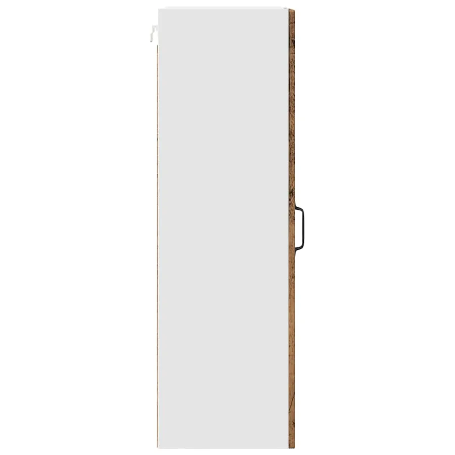 Meuble mural PORTO Bois ancien 50 x 31 x 100 cm - 7