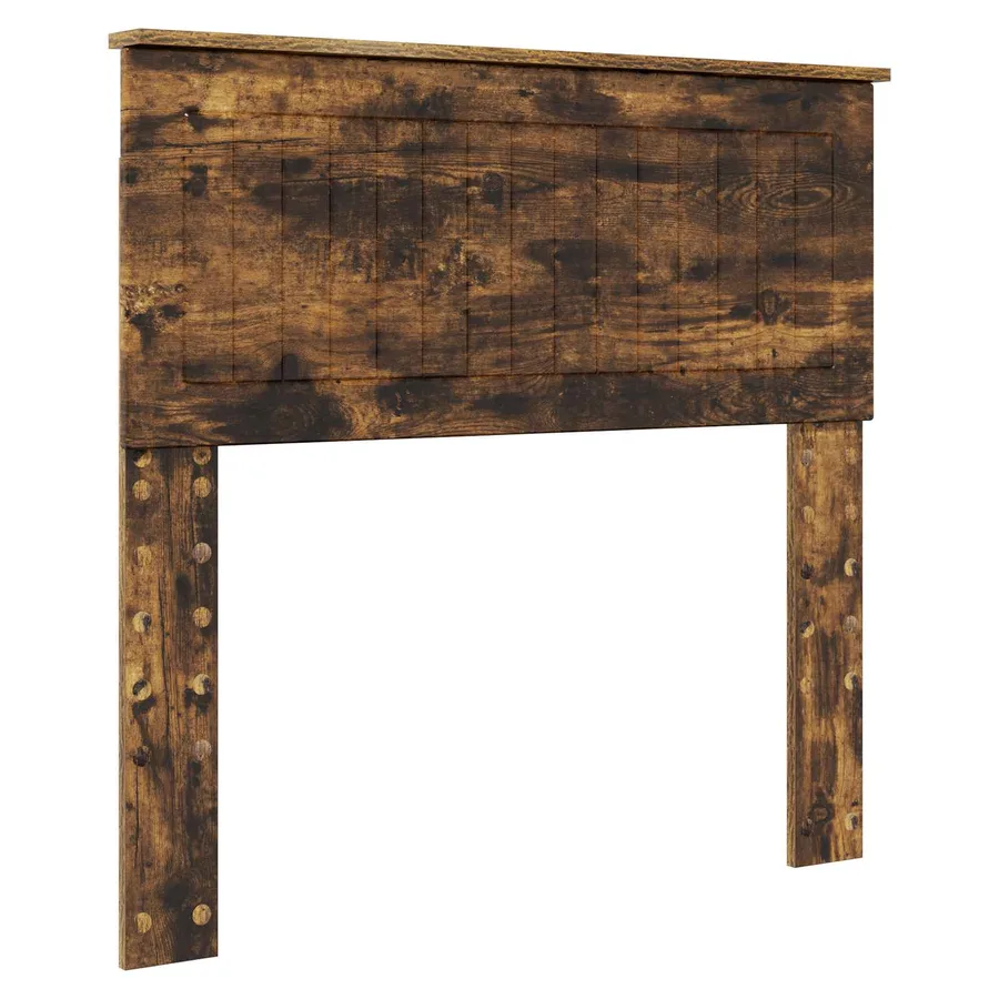 Cadre de lit Chêne fumé 90 x 190 cm Bois d'ingénierie - 6