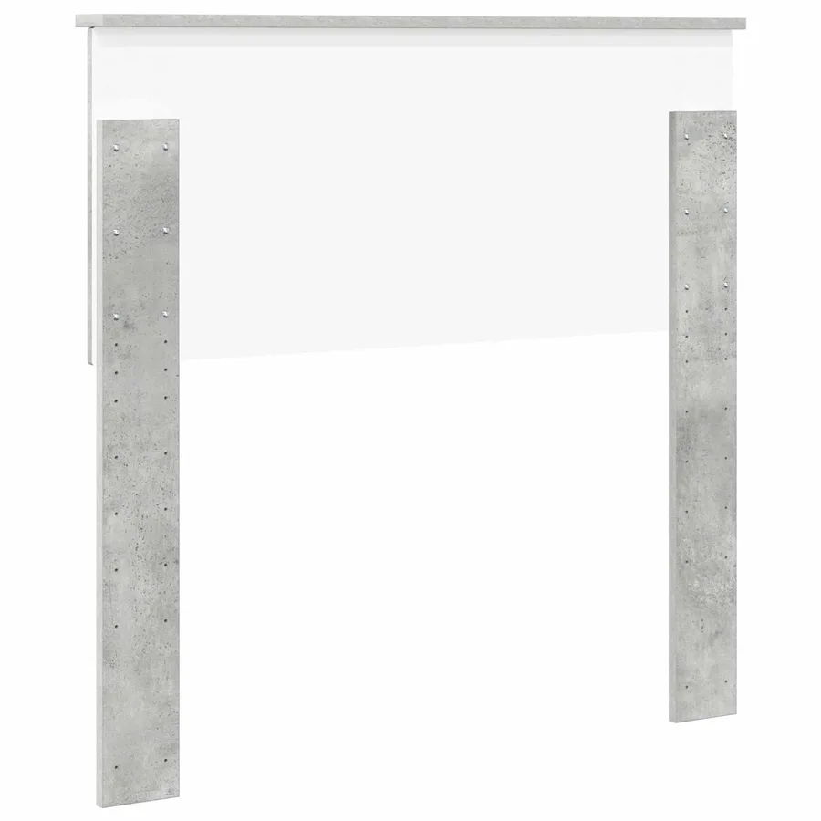 Tête de lit Gris béton Bois d'ingénierie - 6