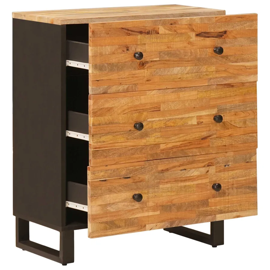 Buffet de Rangement Marron 60 x 33 x 75 cm - 2
