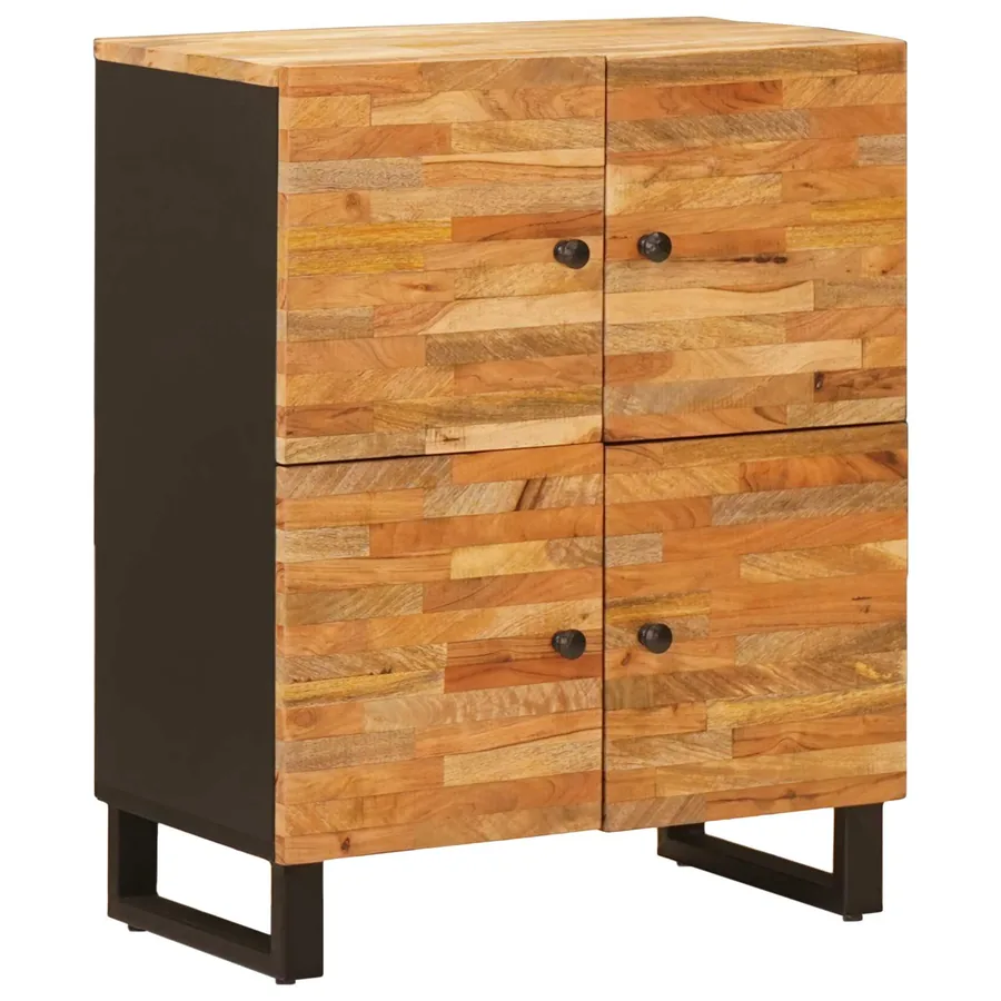 Meuble d'appoint Marron 60 x 33 x 75 cm Bois de mangue massif
