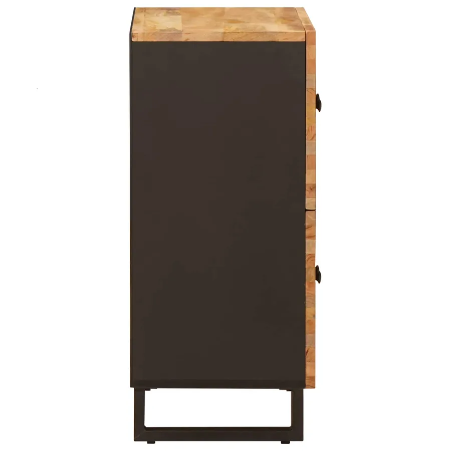 Meuble d'appoint Marron 60 x 33 x 75 cm Bois de mangue massif - 4