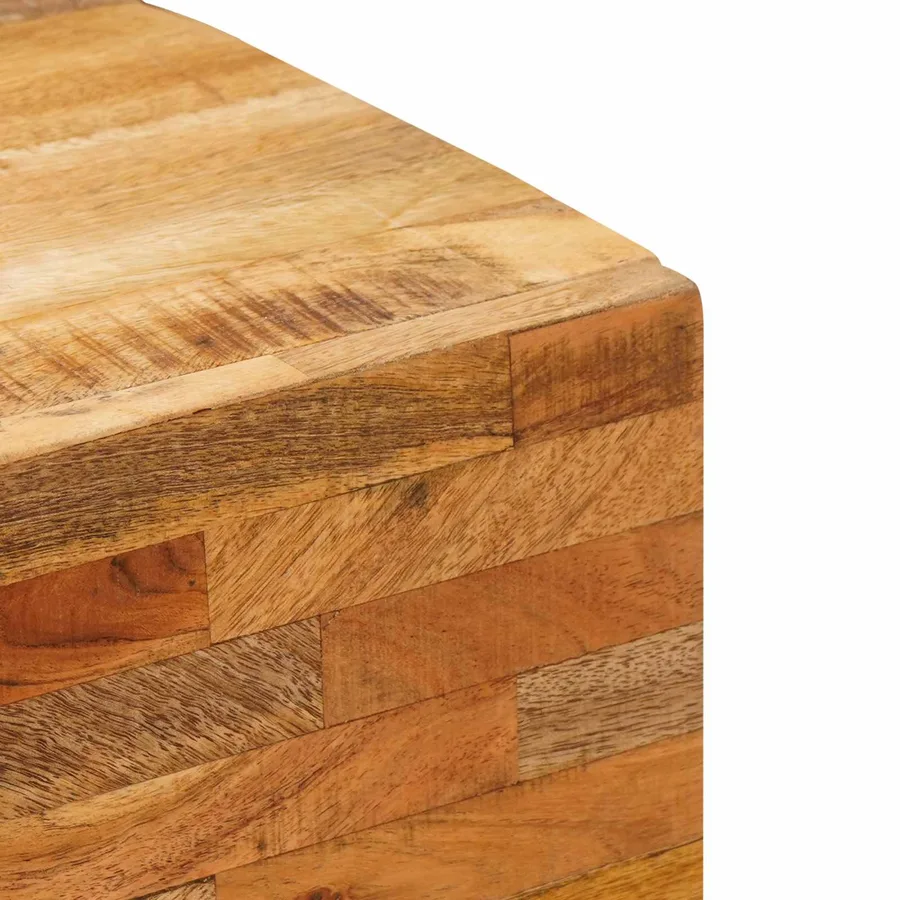 Meuble d'appoint Marron 60 x 33 x 75 cm Bois de mangue massif - 6