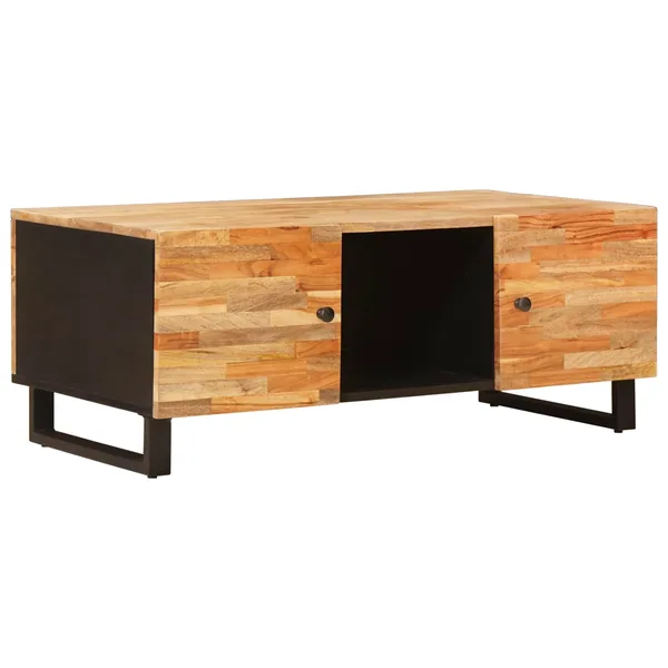 Table basse Marron 100 x 54 x 40 cm Bois de mangue massif