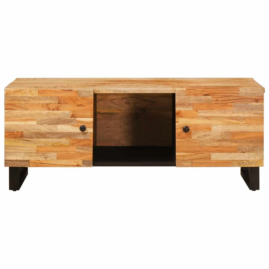 Table basse Marron 100 x 54 x 40 cm Bois de mangue massif - 3
