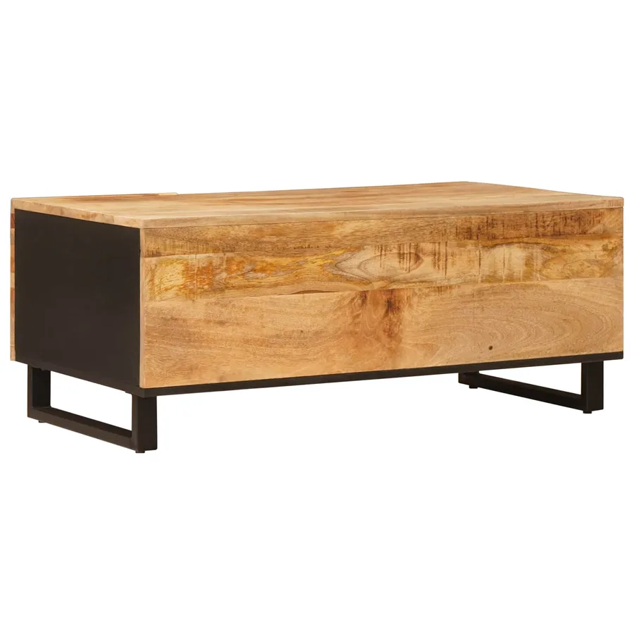 Table basse Marron 100 x 54 x 40 cm Bois de mangue massif - 5