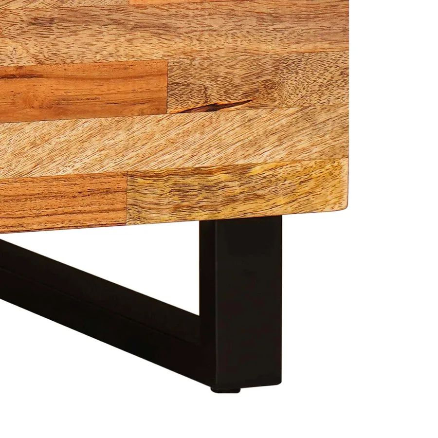 Table basse Marron 100 x 54 x 40 cm Bois de mangue massif - 8