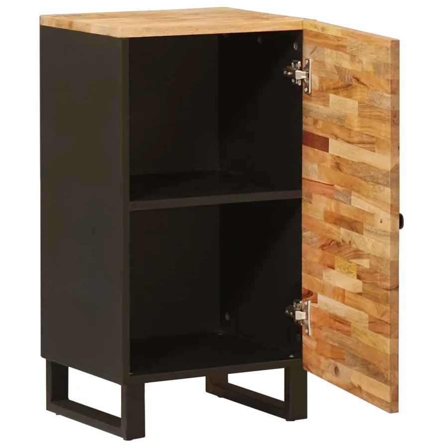 Meuble d'appoint Marron 40 x 33 x 75 cm Bois de mangue massif - 2