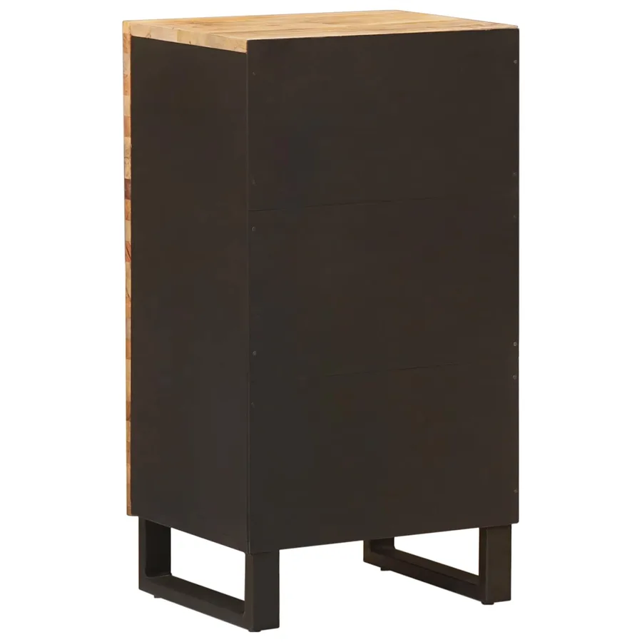 Meuble d'appoint Marron 40 x 33 x 75 cm Bois de mangue massif - 5