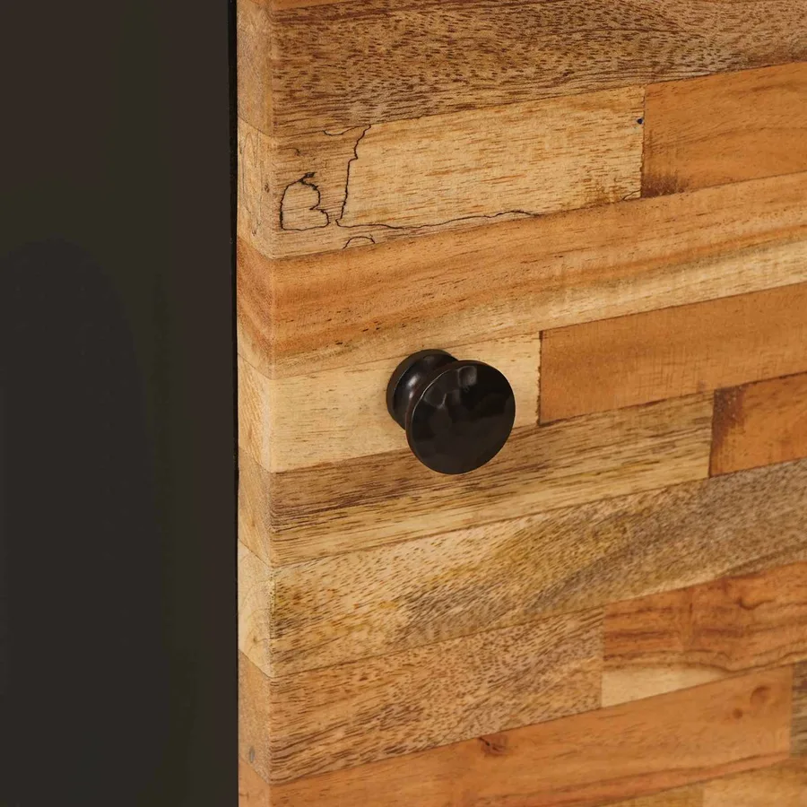 Meuble d'appoint Marron 40 x 33 x 75 cm Bois de mangue massif - 7