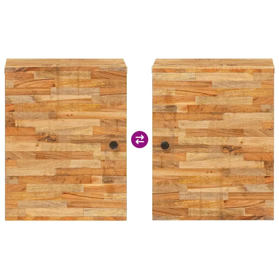 Ensembles de salle de bain 5 pcs Naturel Bois de mangue massif - 16