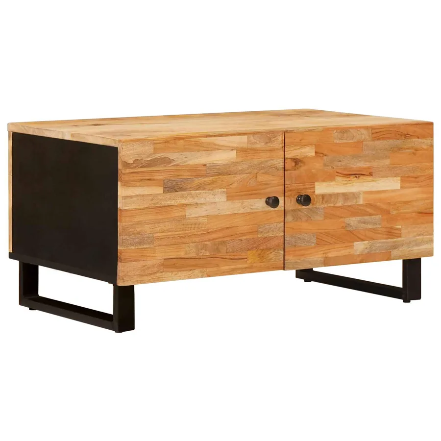 Table basse Marron 80 x 50 x 40 cm Bois de mangue massif