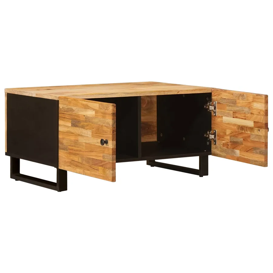 Table basse Marron 80 x 50 x 40 cm Bois de mangue massif - 2