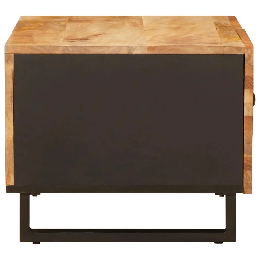 Table basse Marron 80 x 50 x 40 cm Bois de mangue massif - 4