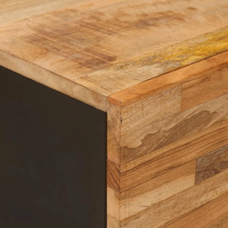 Table basse Marron 80 x 50 x 40 cm Bois de mangue massif - 6