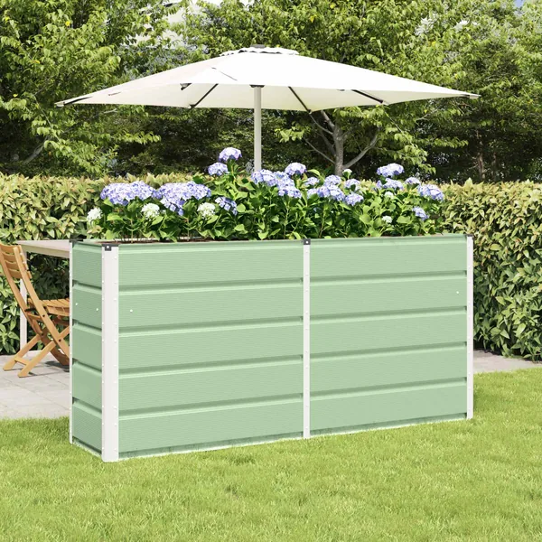 Jardinière Vert 160 x 40 x 75 cm Acier