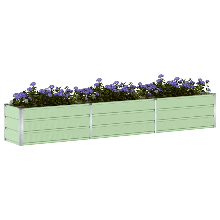 Jardinière Vert pastel 290 x 50 x 45 cm Acier galvanisé - 3