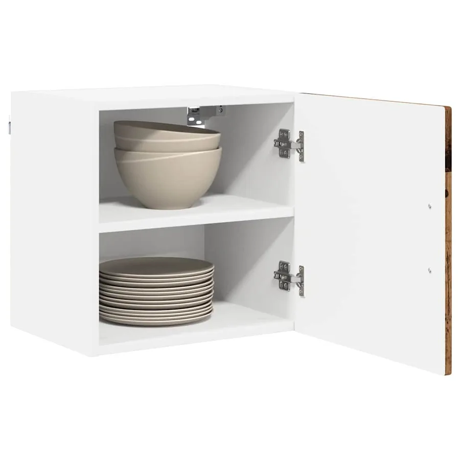 Meuble mural PORTO 2 pcs Bois ancien 40 x 31 x 40 cm - 3