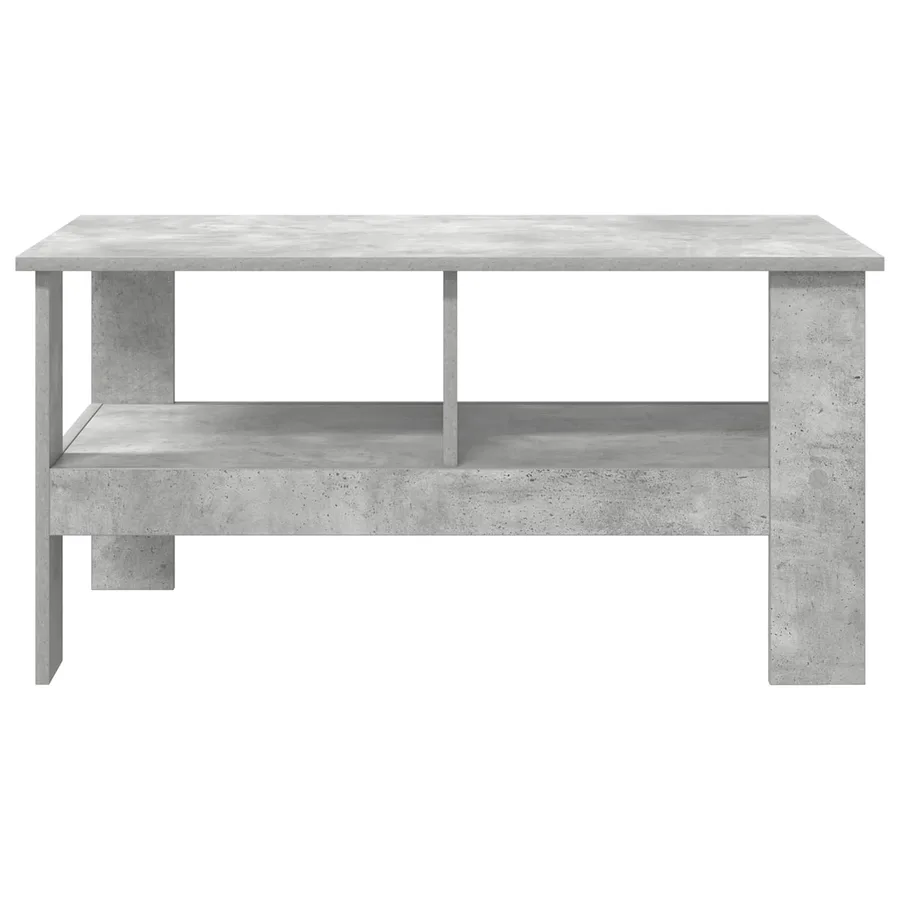 Table basse Gris béton 90 x 50 x 45 cm Bois d'ingénierie - 5