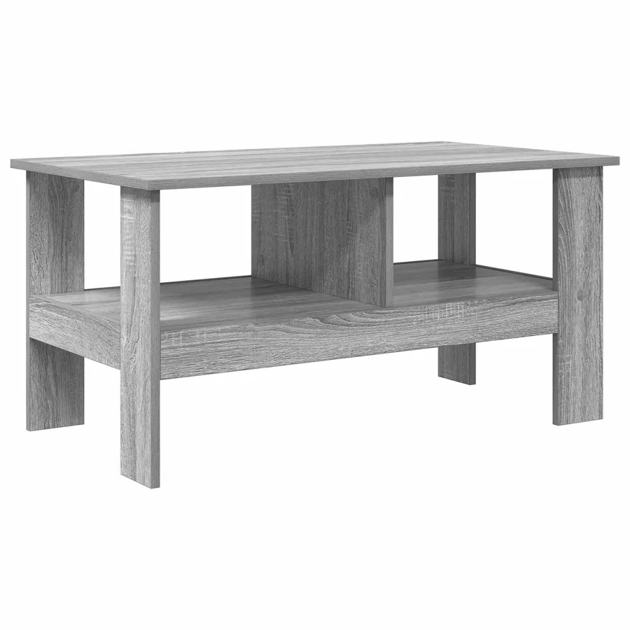 Table basse Gris Sonoma 90 x 50 x 45 cm Bois d'ingénierie - 2